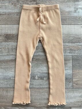 Zara Girls Waffle Leggings Size 4-5